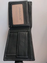 Billetera de cuero genuino con Clip para hombre, billetera pequeña de piel de vaca, monedero bolsa de monedas, 2020