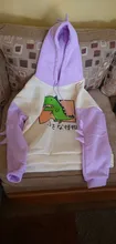 Sudadera con capucha para mujer, de manga larga, con dibujo de dinosaurios, ropa para parte superior femenina, con estampado, casual
