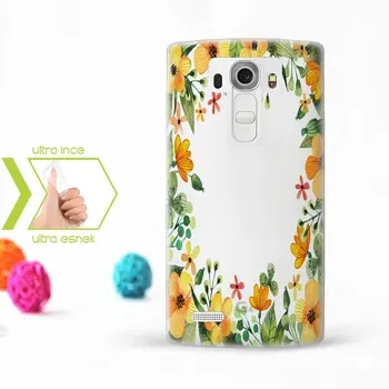 

Personalized LG G4 Slim Clear Silicone Phone Cover (Flower Temalı-14)