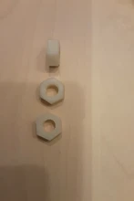 Hex-Nut Plastic Nuts Hexagon Nylon M4 Black/white M2.5 M10 M6 M8 M5 M3 DIN934 50/20pcs