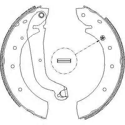 Drum pads  Nissan Serena 1.6-2.3D 96 REMSA 451401 | Автомобили и мотоциклы
