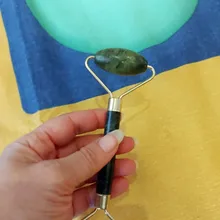 Rodillo de Jade Natural para masaje Facial, herramientas de cuidado para la piel Facial, raspador de Gouache Natural, belleza corporal, masajeador adelgazante, herramientas de elevación