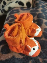 Calcetines para zapatos de bebé, botines para niño y niña, calzado cálido para la cara de Animal, antideslizantes, zapatos suaves para cuna de bebé recién nacido