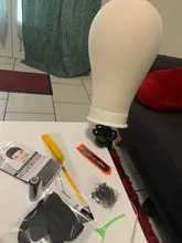 Alileader-Cabeza de Maniquí de entrenamiento, cabeza de bloque de lienzo, soporte para pelucas, envío gratis, Porta agujas