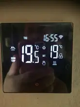 Termostato inteligente WiFi para calefacción de suelo y agua, controlador de temperatura para agua, Gas y eléctrica, compatible con Alexa y Google, Tuya Smart Life