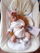 Kit de muñeca de vinilo de Rosalie, juego completo de muñeca realista de tacto suave de color fresco con cuerpo popular con certificado, 20 pulgadas