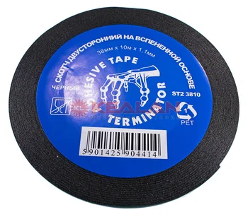 

Terminator ST2 3810 Scotch double-sided Black, 38mm, 10 m.
