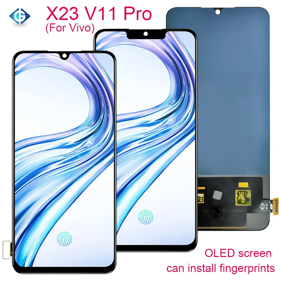 6,4" для Vivo X23 V11 Pro lcd дисплей кодирующий преобразователь сенсорного экрана в сборе запасные части полный набор для Vivo X23 X23A lcd
