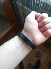 Precio al por mayor pulsera clásica de cuero genuino para hombres joyería de encanto de mano imán multicapa regalo hecho a mano para chicos geniales pulseira masculina