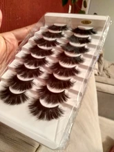 Makeup-Tools False-Eyelashes Eyes-Extension Mink Fluffy Natural Wispies Handmade 1-Box