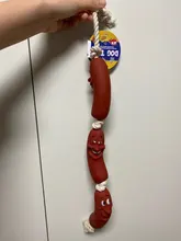 Funny pet dog toys sausage squeaky toys for pets healthy latex dog toys for dog wholsale