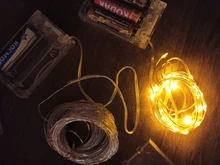 Light Garland Led-Strip Battery-Operated Christmas-Decoration Outdoor 10M 2M 5M Home