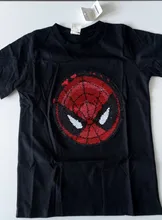 Ropa de verano para bebés, camisetas para niños y niñas, 1 Uds., gráfica con lentejuelas mágicas, Reversible, de algodón, informal, a la moda