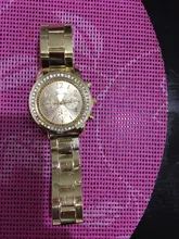 Reloj de lujo con diamantes de Ginebra para Mujer, cronógrafo de cuarzo con tachuelas de acero y tres ojos, a la moda