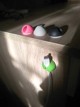 4 unid/set de organizador de cables, soporte de silicona para auriculares, gestión de cables, gestor de cables de escritorio