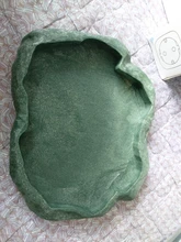 1 Uds. Cuenco alimentador de comida de roca para reptiles, dispensador de agua de tortuga, decoración de paisajismo, alimentador de agua de lagarto, cuenco de comida para mascotas