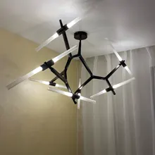 Restaurant Chandelier Post Villa-Tree-Branch-Lamp Nordic Modern-Designer Tree-Fork