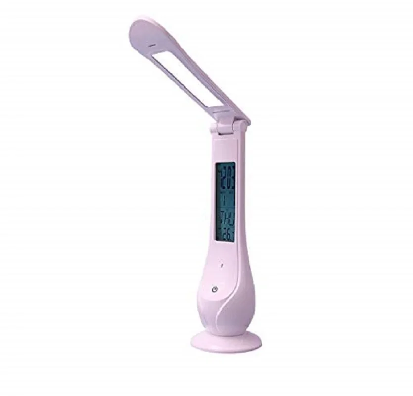 Бmpara Led De Mesa 4W 6400K Con Reloj Color Rosa