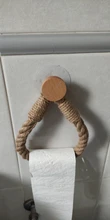Vintage Towel Hanging Rope Toilet Paper Holder Home Hotel Bathroom Supplies