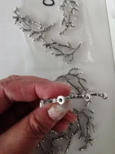 Abalorios de aleación de zinc de rama de árbol Vintage, colgante para pulsera, collar, joyería de metal, fabricación de accesorios, 8230, 8 Uds.