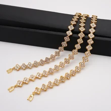 ЦИРКОНИЕВЫЕ Камни CZ браслеты для женщин женские очаровательные ювелирные изделия Высокое качество женские браслеты