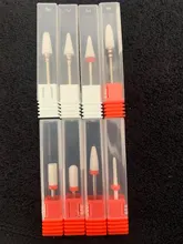 Fresas para manicura y pedicura, taladro de cerámica para uñas, herramientas de arte de uñas, 1 Uds.