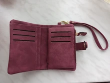 SMOOZA-Cartera de Piel de Mujer, Cartera de Piel de Mujer, billetera mate corta, billetera de Mujer con tres tarjetas plegables, 2020