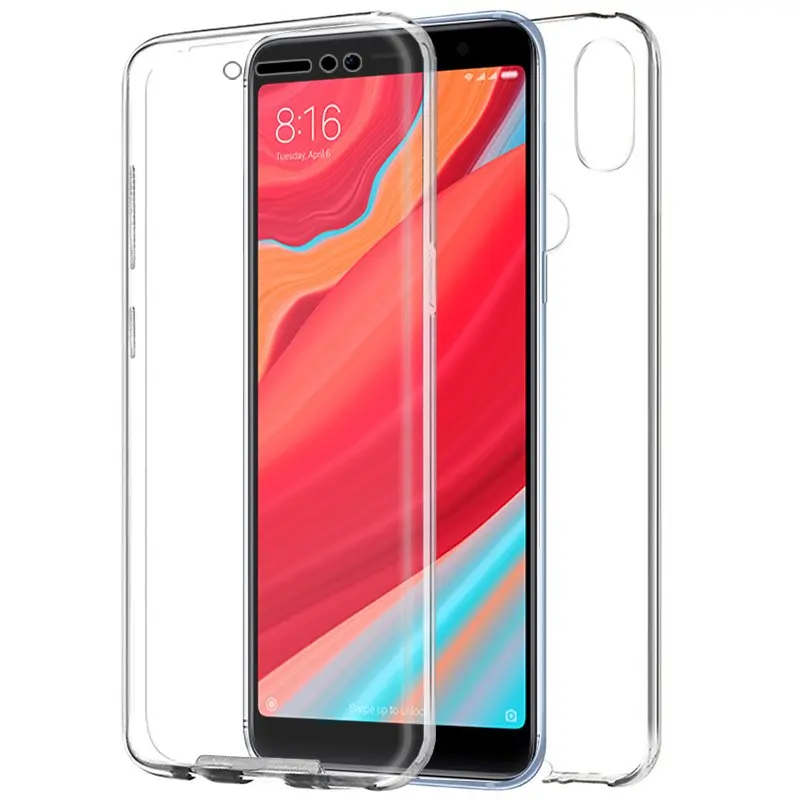 Чехол-подставка из чистого поликарбоната+ ТПУ 360 всего тела для Xiaomi Redmi S2 | Передняя и задняя двойная 3D