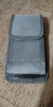 Bolsa de almacenamiento de cintura colgante para teléfono móvil, Cangurera negra clásica con Clip para cinturón sin mosquetón, bolsita Unisex
