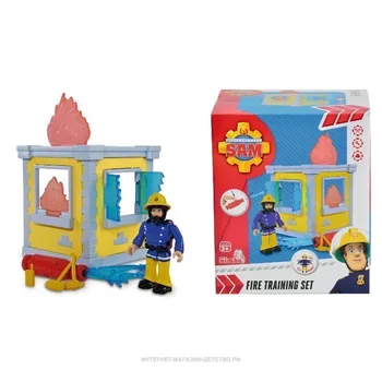 

Firefighter Sam, small training base + 1 figurine, 14 cm, 24/24