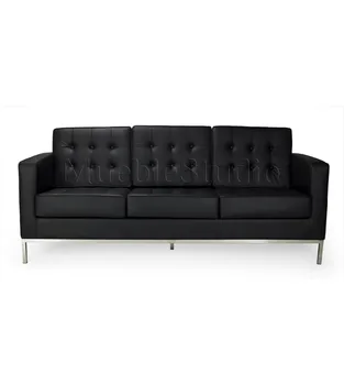 

Noll Semi-Leather Three-Seater Sofa