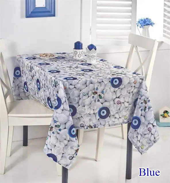 

1 Area 1 Free Rashel Table Cloth 150x150 cm-Blue