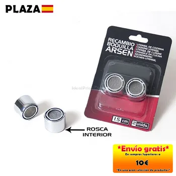 

Idealprice Store®Replacement nozzle arsen, 2 kitchen tap aerators, tap filter, tap diffuser, internal thread
