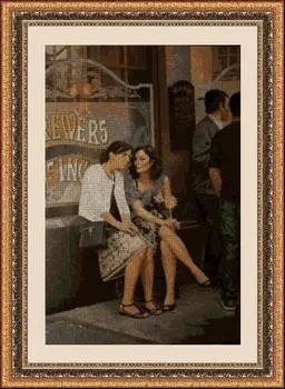 

Cross Stitch Kit PANDATHREAD Novelties 34247