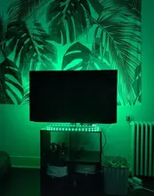 Tira de luces LED con Sensor de movimiento para cocina y habitación, interruptor USB de luz nocturna con Sensor de barrido manual, CC de 5V, SMD 2835