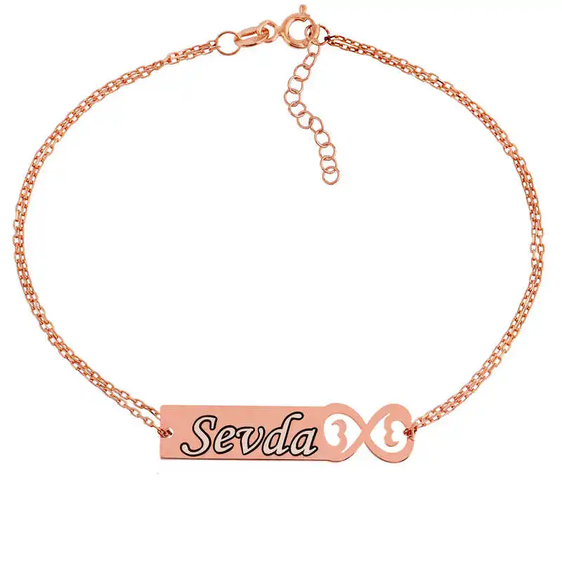 

Armagano 100% 925 Sterling Silver Personalized Infinity Is Womens Bracelet Quality and Original Women Wrist Straps