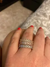 Huitan-anillo de compromiso con Circonia cúbica para mujer, sortija de compromiso, de boda, de lujo, cuadrado, Micro pavé, promesa de amor, gran oferta