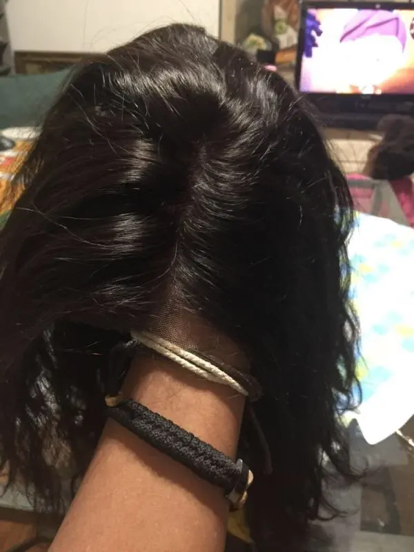 Pre Plucked Peruvian Short 13x6 Lace Wig photo review