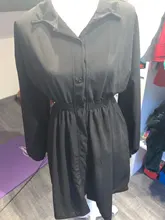 Vestido plisado de manga larga para mujer, estilo pijo, liso, dulce, sin definición, sencillo, elegante, japonés, estudiantes, ropa de calle