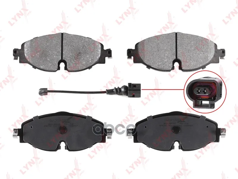 Колодки Тормозные Передние Lynxauto Bd8043 LYNXauto арт. BD8043