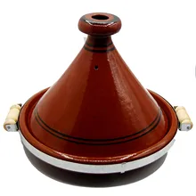 Tajine Tagine Pot Terracotta Pot Moroccan Diam.35cm Handles 1806191000