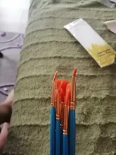 Juego de 6/10 Uds. De pinceles para pintar acuarela, pluma de pintura Gouache, mango de madera de nailon, juego de pinceles de pintura, suministros de arte para dibujar