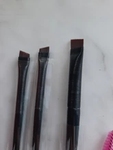 Brocha profesional para Contorno de cejas, pincel delineador de cejas en ángulo pequeño, alta calidad, marca de maquillaje, herramientas A101