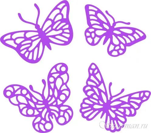 Набор ножей "Set Butterfly 3" (Набор бабочек) от ScrapMan|Штампики| | АлиЭкспресс