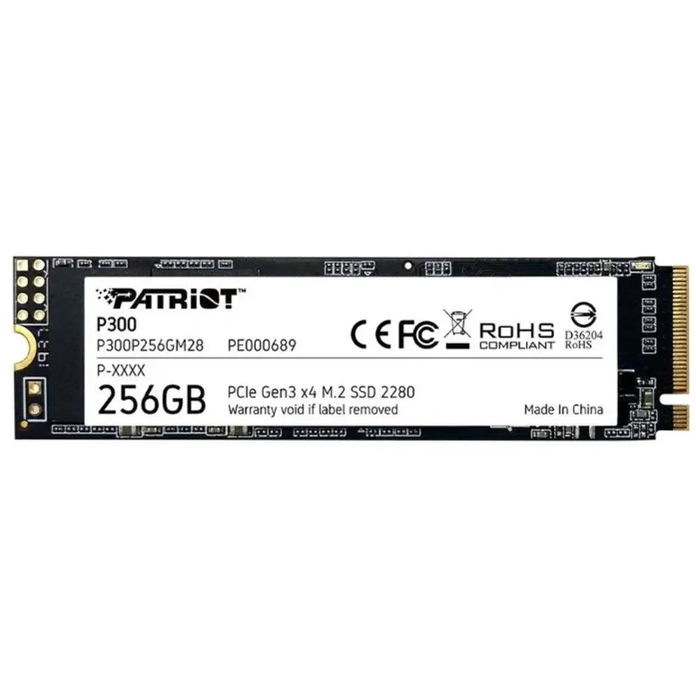 Внутренний SSD-накопитель 256Gb PATRIOT P300P256GM28 P300 M.2 2280 PCIe NVMe 3.0 x4 | Компьютеры и офис