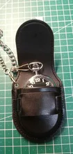 Funda trasera para Reloj clásico de bolsillo para hombre, estuche de almacenamiento, bolsita monedero, bolso con cadena