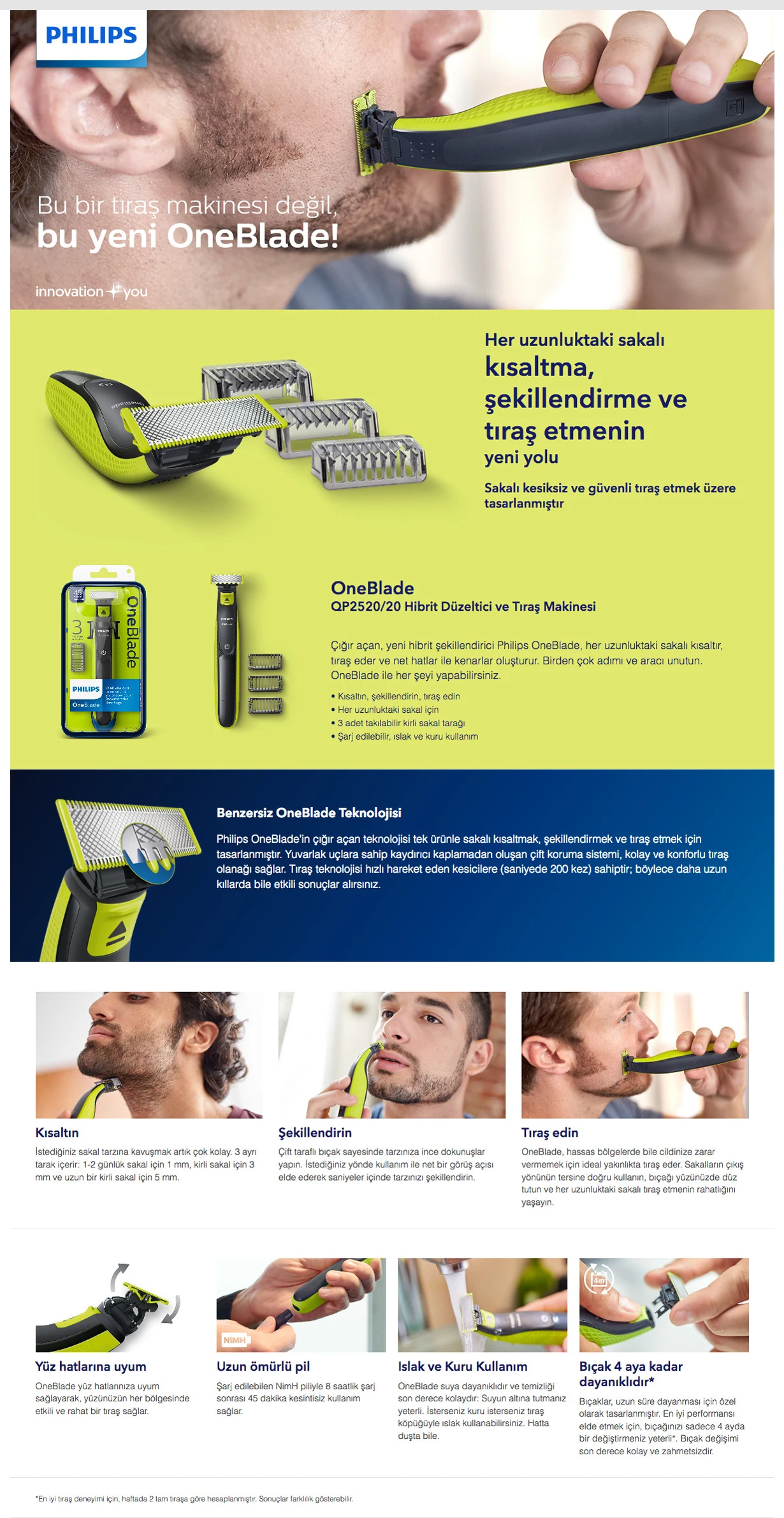 philips innovation one blade