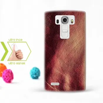 

Personalized LG G4 Slim Clear Silicone Phone Cover (Leather Temalı-2)