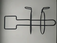 Shelf Hair-Dryer-Holder Curling Iron Blow-Dryer Storage Bathroom Metal Wall-Mount Simple