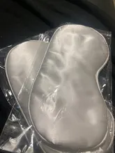 Las mujeres de seda imitada antifaz para dormir de viaje portátil parche Ojo de siesta parche venda de reposo de la cubierta de ojo máscara de dormir noche visera